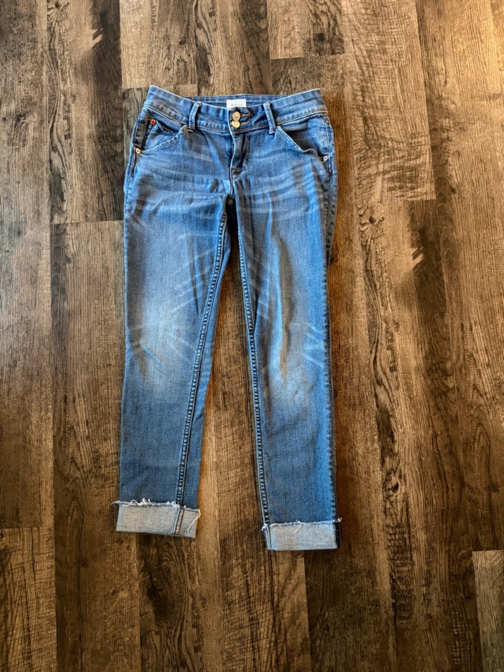 HUDSON Collin flap skinny jeans 26